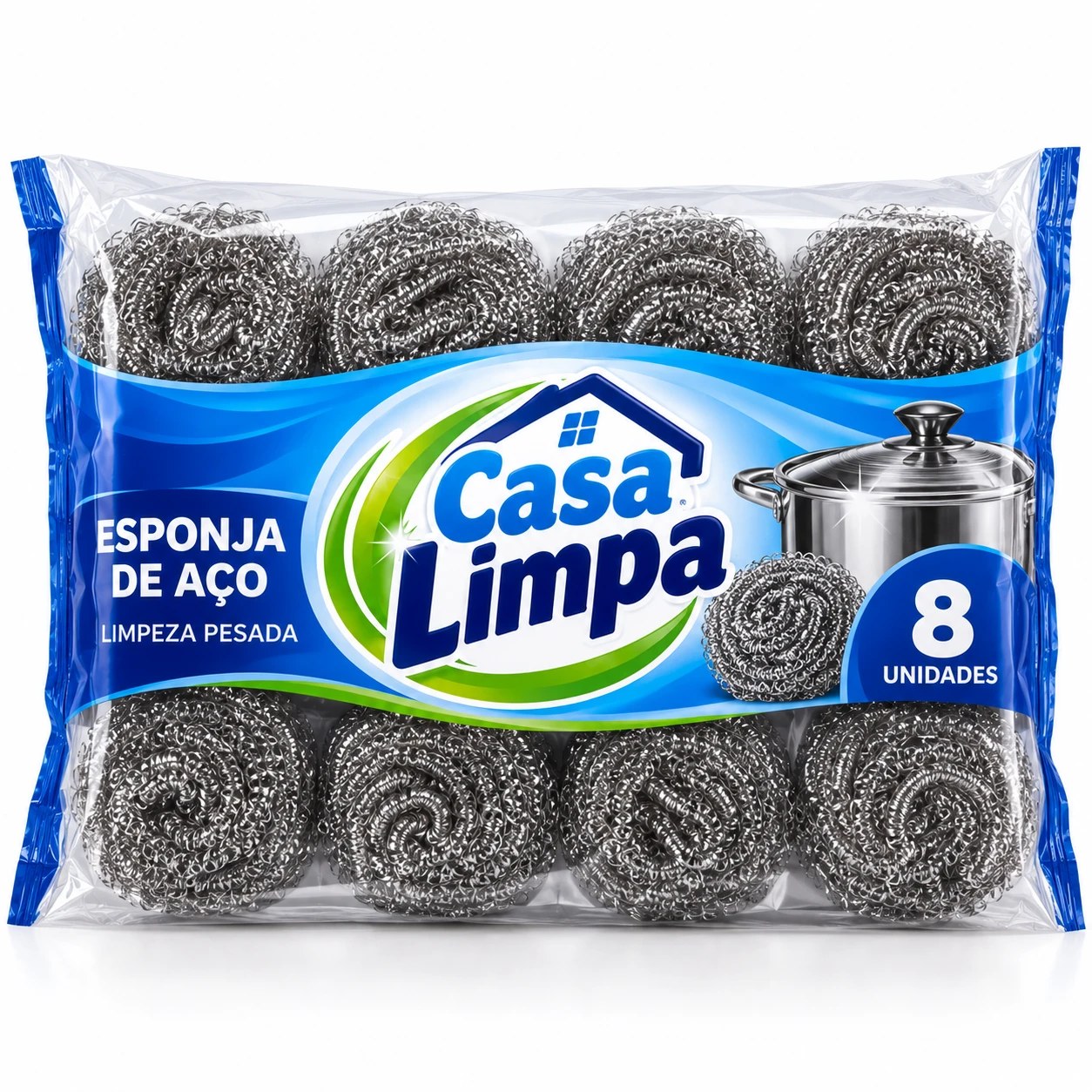 Esponja de Aco 8un