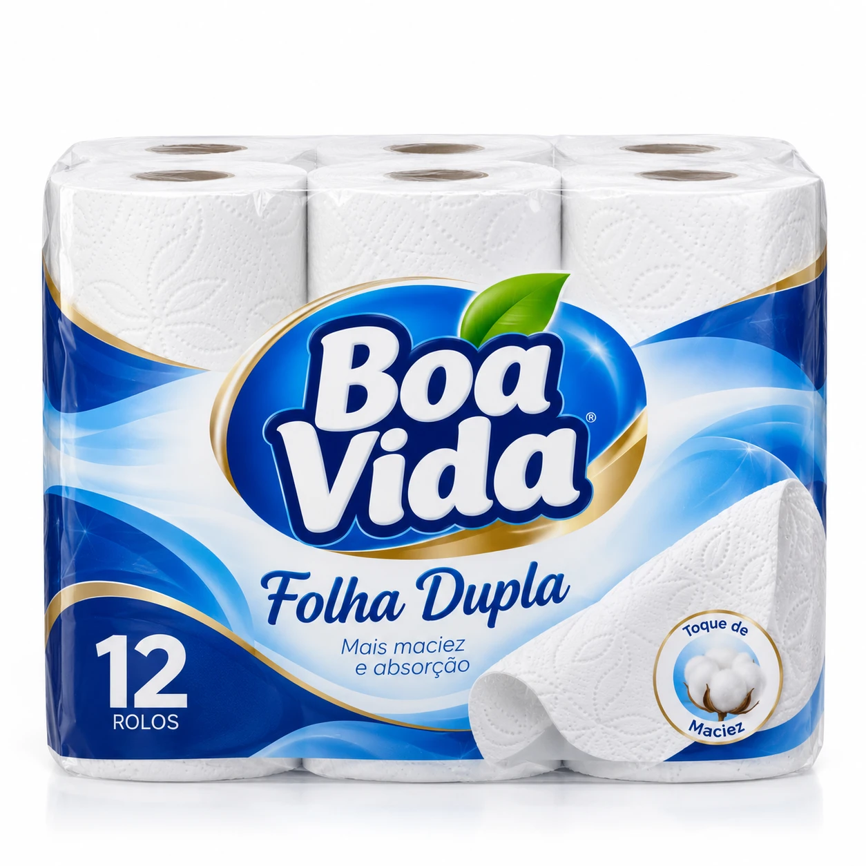Papel Higiênico Folha Dupla 12un