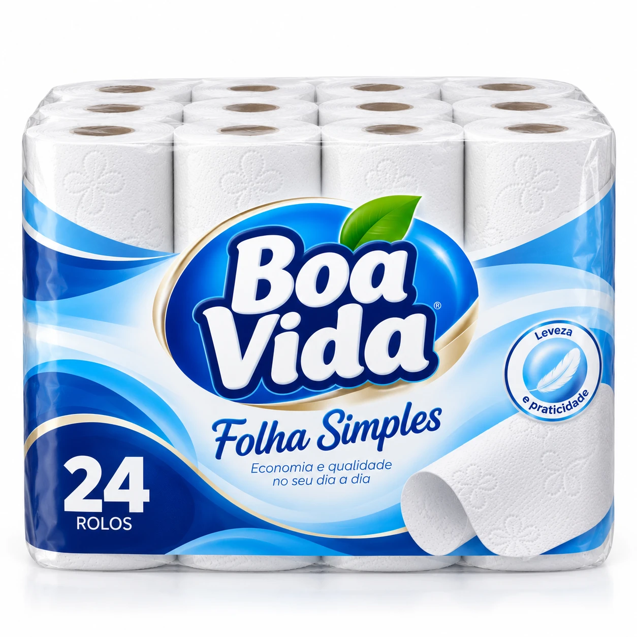Papel Higiênico Folha Simples 24un