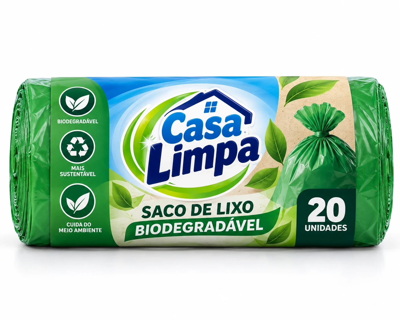 Saco de Lixo Biodegradável 20un