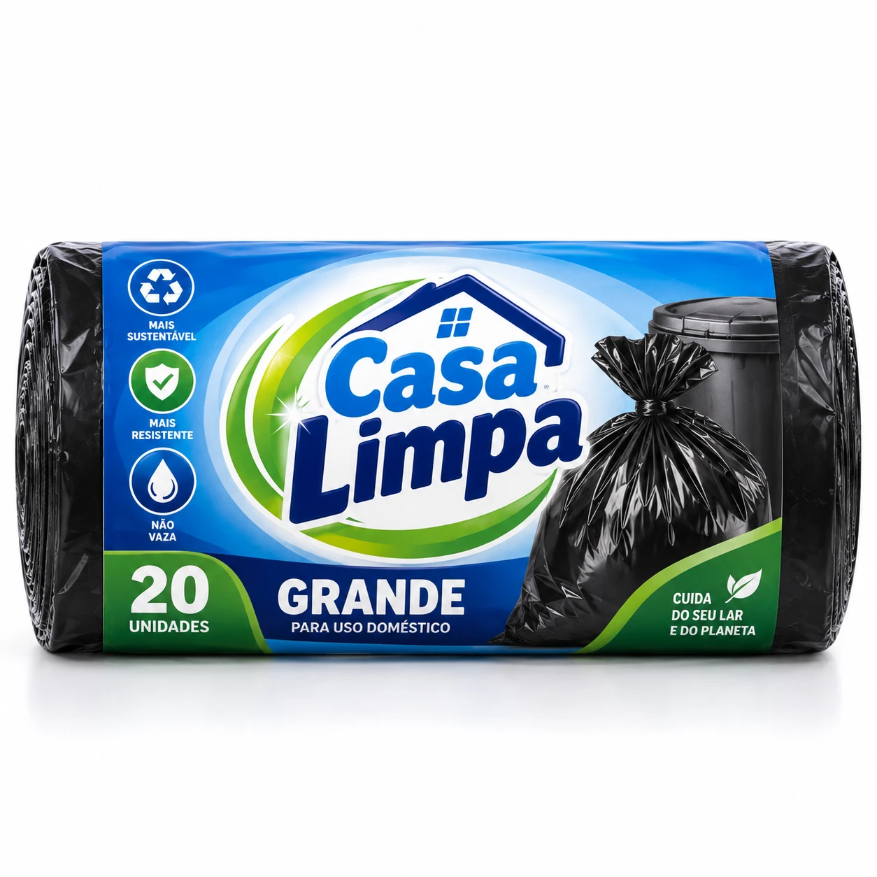 Saco de Lixo Grande 20un