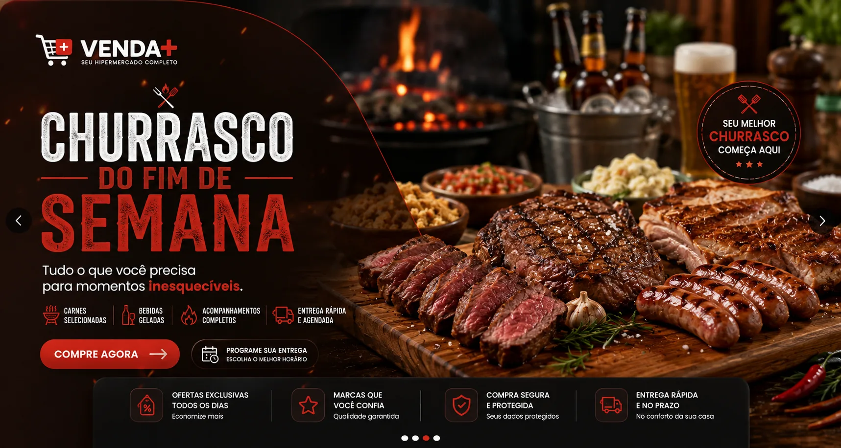 Seu churrasco começa aqui